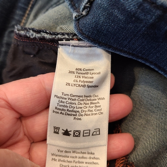 Eddie Bauer high rise slim straight slightly curvy jeans - Picture 10 of 10